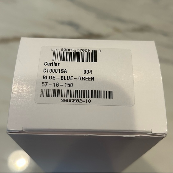 Cartier Sunglasses Authentic NIB Case Product Info Lens Cloth CT0001SA - Picture 4 of 10